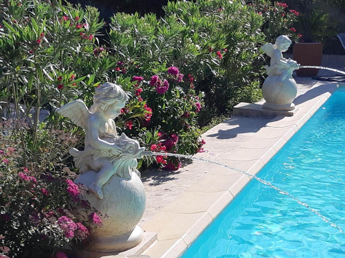Les Chambres Manon - Piscine, Spa, Tennis Belcodene Exterior foto